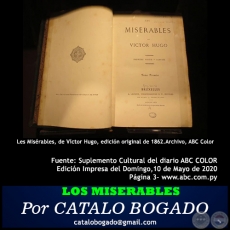 LOS MISERABLES - Por CATALO BOGADO - Domingo, 10 de Mayo de 2020